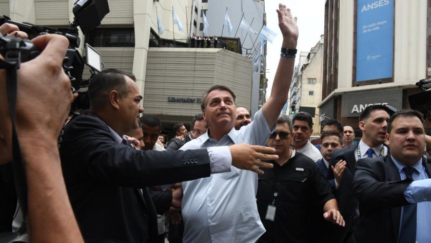 Bolsonaro se reunió con Milei: 