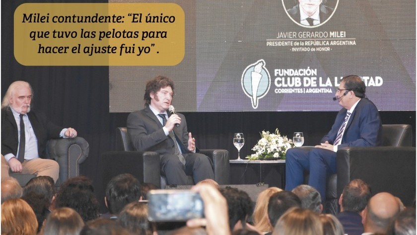 Milei calificó al Congreso como 