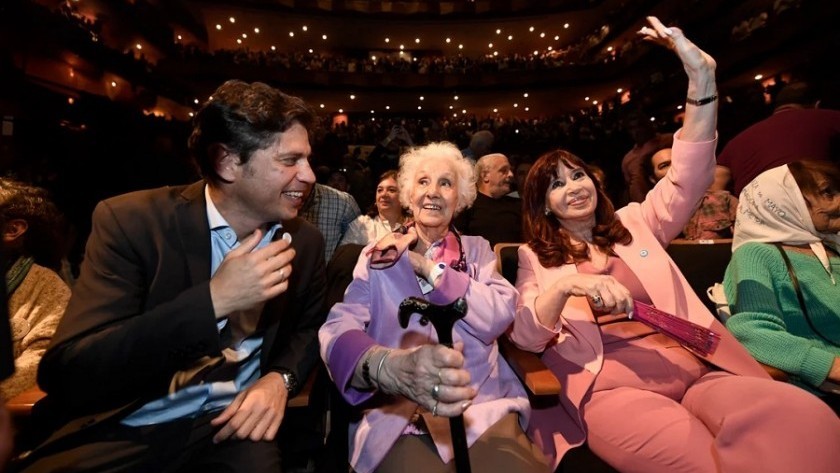 Carlotto, sobre Cristina Kirchner y Kicillof: 